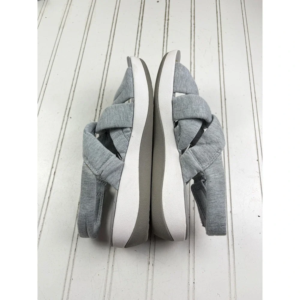 Clarks Cloudsteppers Arla Meg Gray Slingback Sandals Women's Size 7 $86